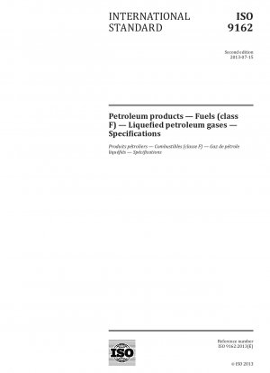Petroleum products.Fuels (class F).Liquefied petroleum gases.Specifications